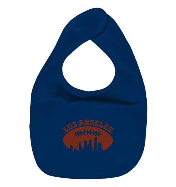 Los Angeles Football Silhouette - Organic Baby-Lätzchen - Amfoo Shop