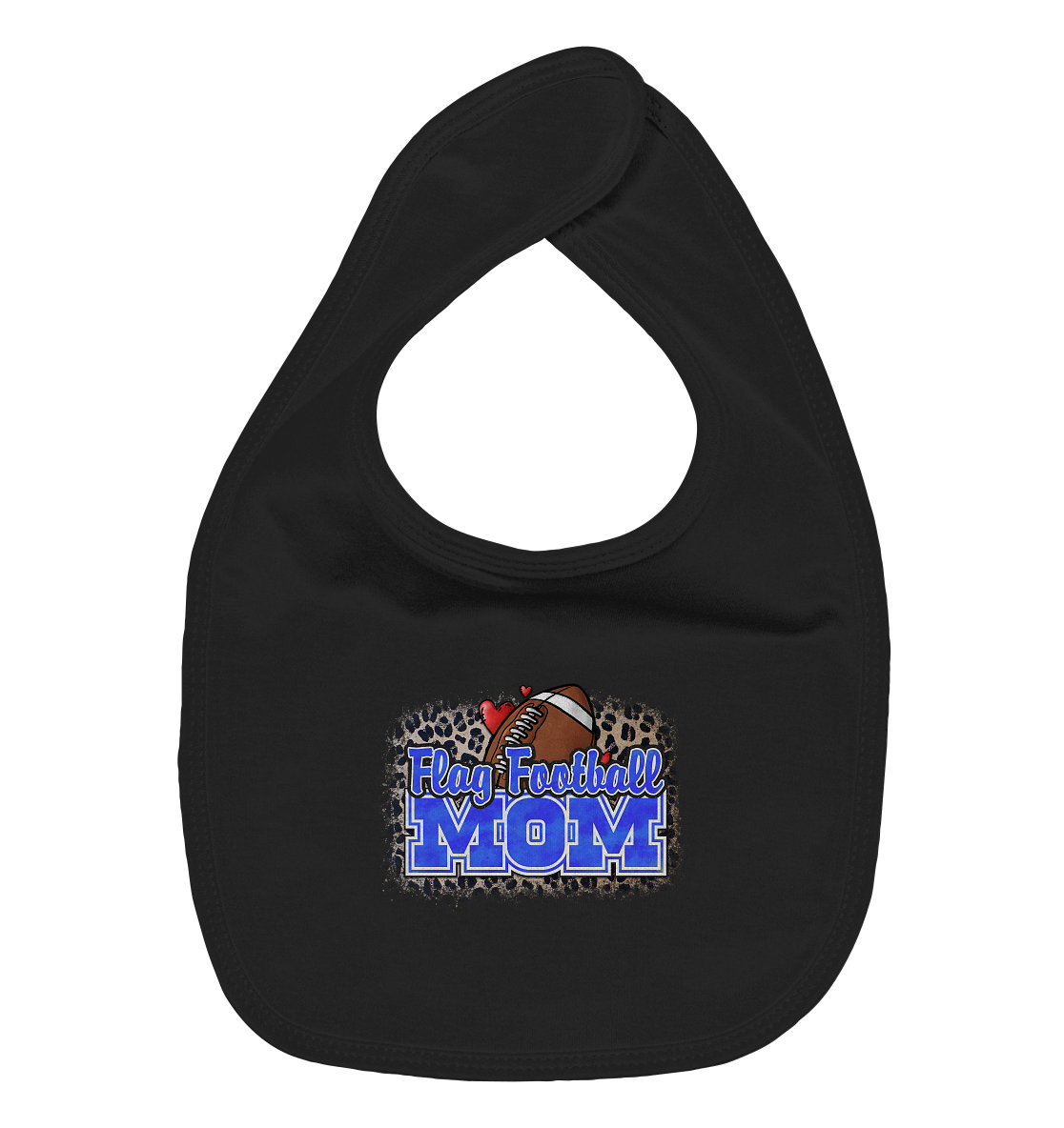 Flag Football Mom - Organic Baby-Lätzchen - Amfoo Shop