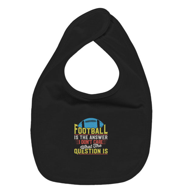 Football is the Answer - Organic Baby-Lätzchen - Amfoo Shop