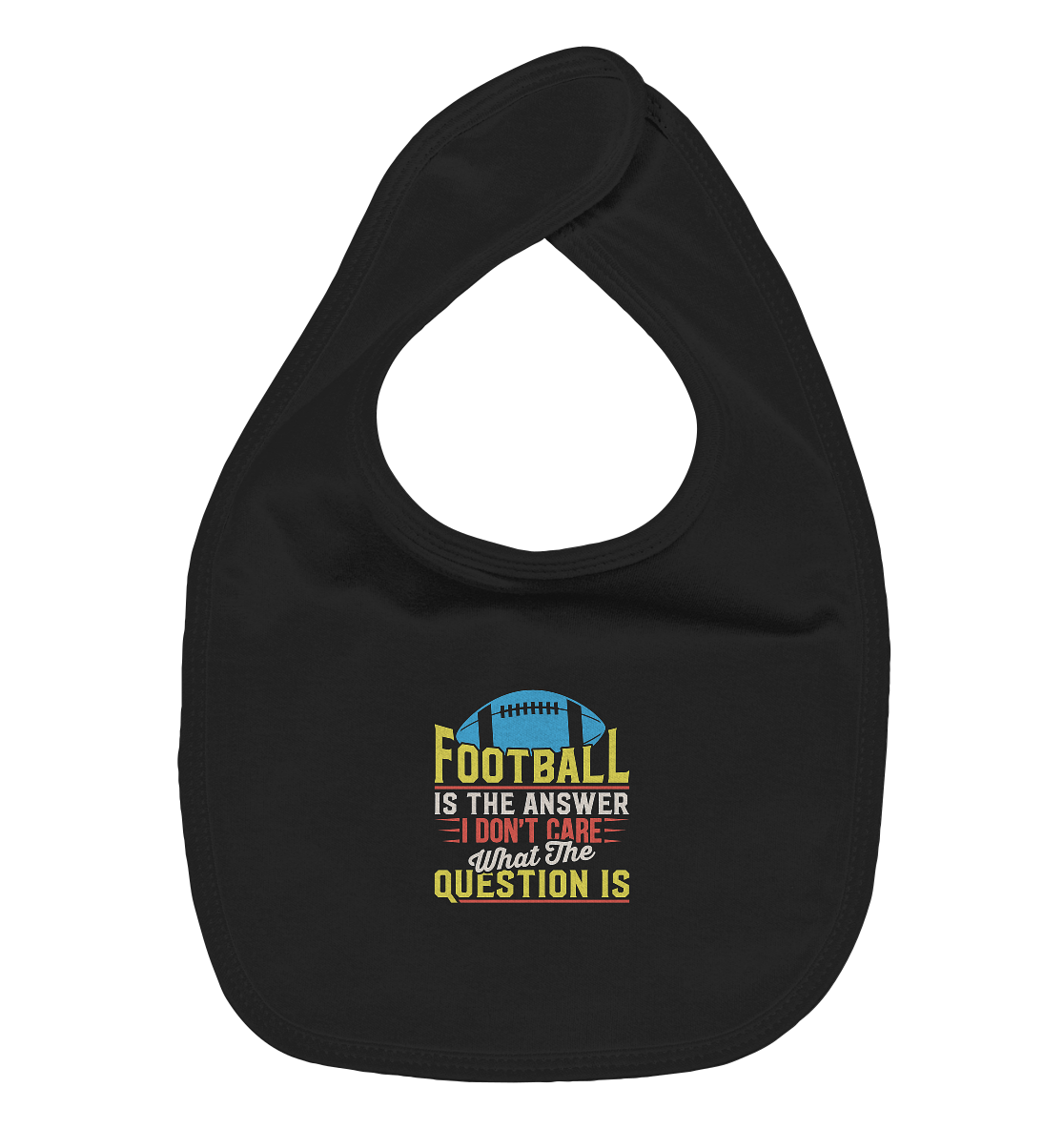 Football is the Answer - Organic Baby-Lätzchen - Amfoo Shop