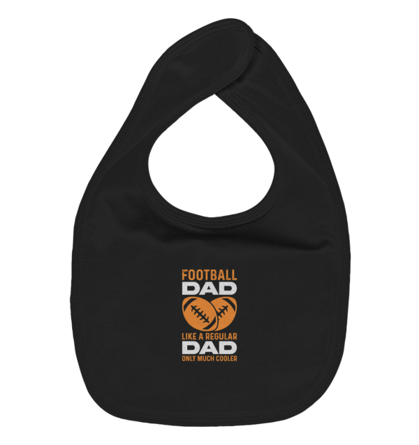 Football Dad Much Cooler - Organic Baby-Lätzchen - Amfoo Shop