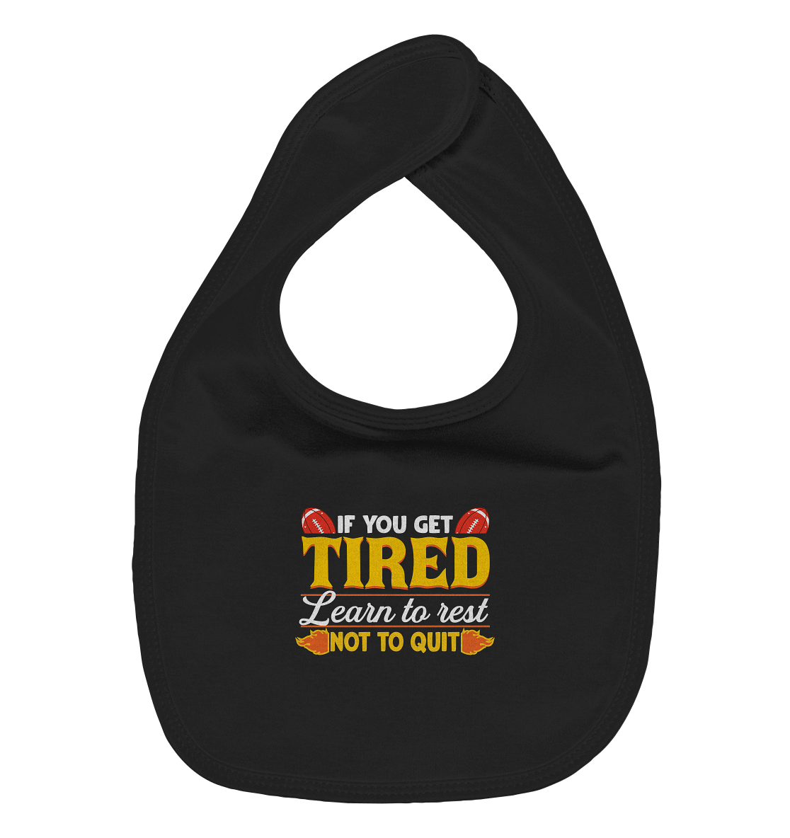 If you get Tired - Organic Baby-Lätzchen - Amfoo Shop