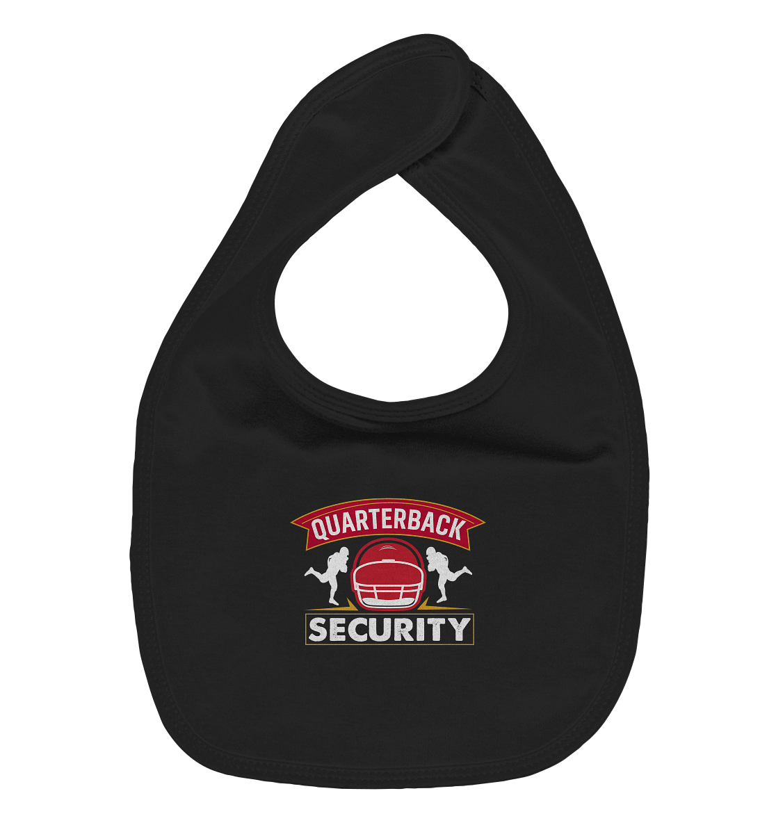 Quarterback Security - Organic Baby-Lätzchen - Amfoo Shop