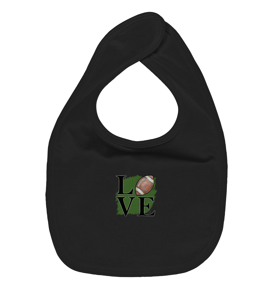 Football Love II - Organic Baby-Lätzchen - Amfoo Shop