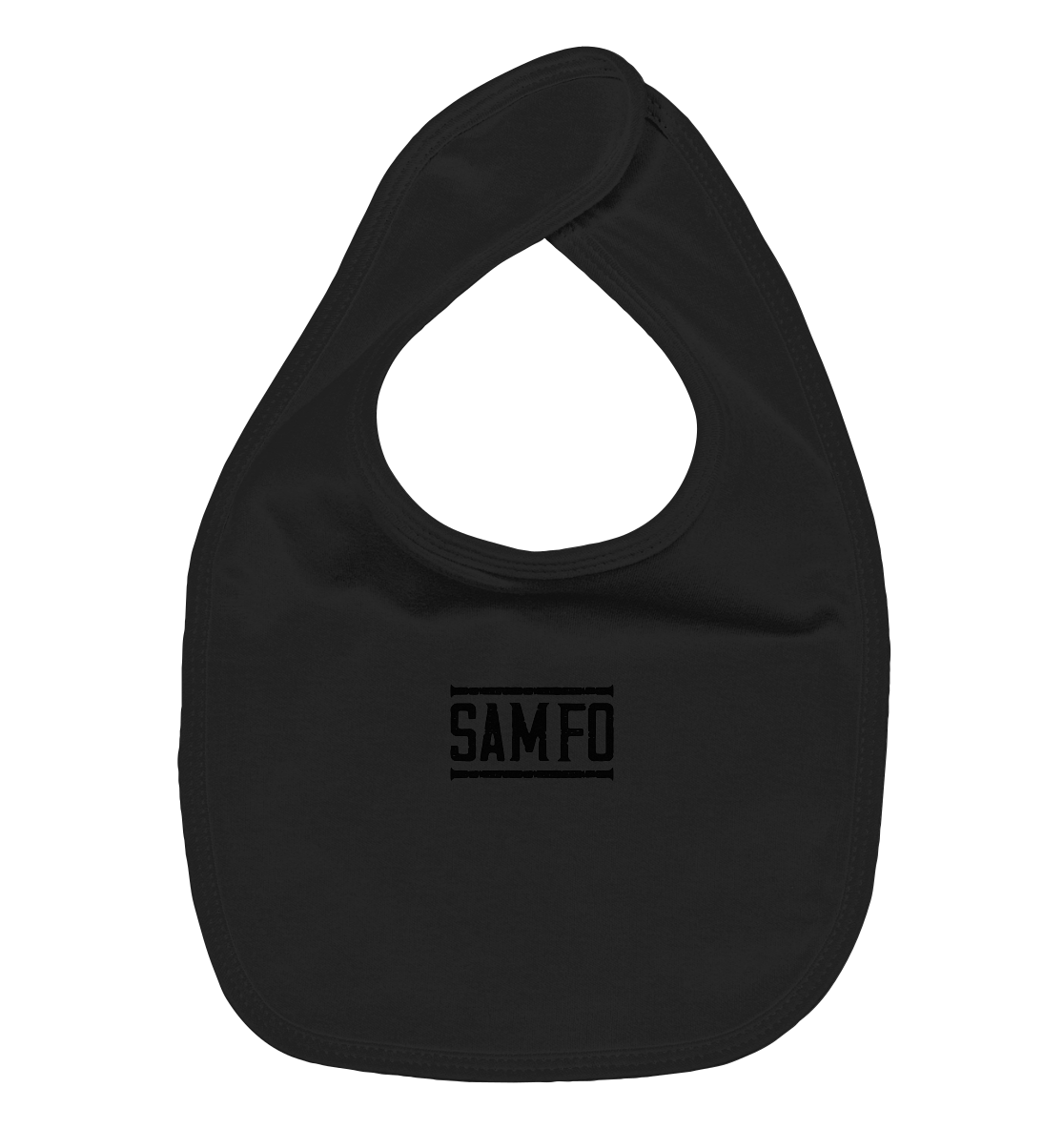 SAMFO black - Organic Baby-Lätzchen - Amfoo Shop