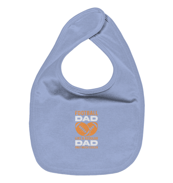 Football Dad Much Cooler - Organic Baby-Lätzchen - Amfoo Shop