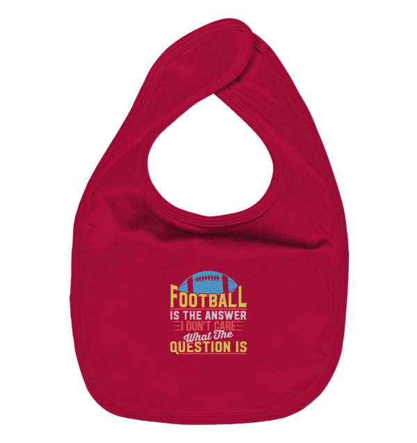 Football is the Answer - Organic Baby-Lätzchen - Amfoo Shop