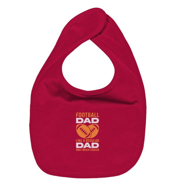 Football Dad Much Cooler - Organic Baby-Lätzchen - Amfoo Shop