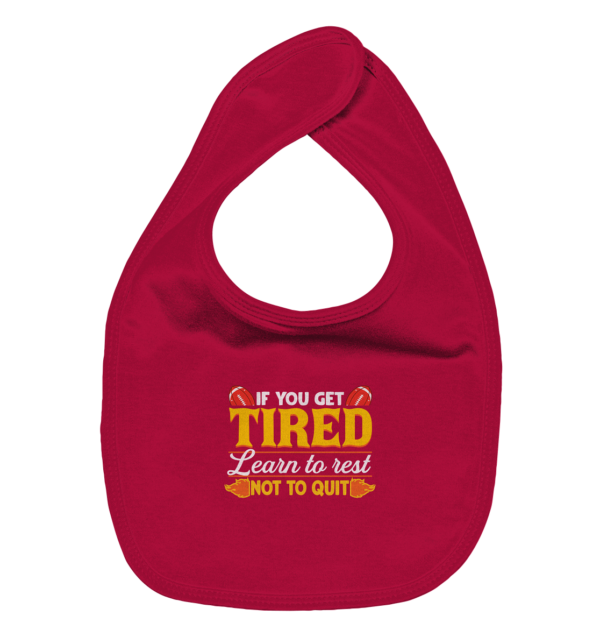 If you get Tired - Organic Baby-Lätzchen - Amfoo Shop