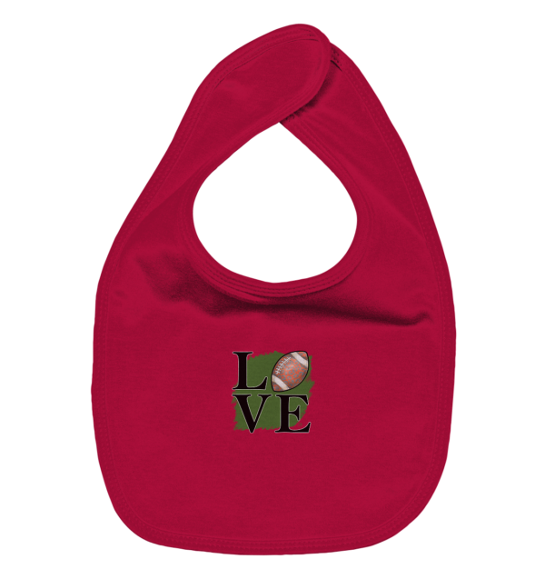 Football Love II - Organic Baby-Lätzchen - Amfoo Shop