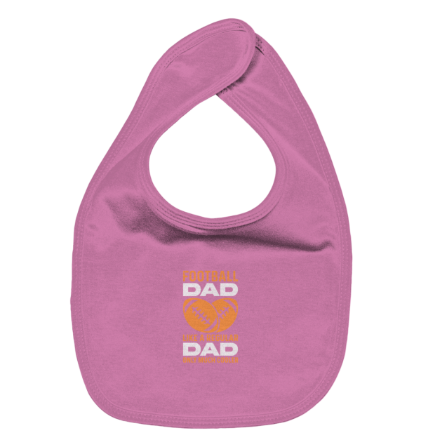 Football Dad Much Cooler - Organic Baby-Lätzchen - Amfoo Shop