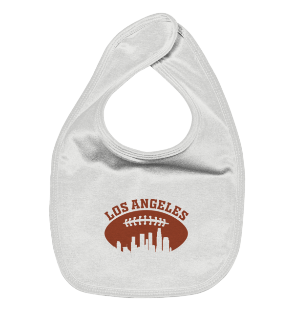 Los Angeles Football Silhouette - Organic Baby-Lätzchen - Amfoo Shop