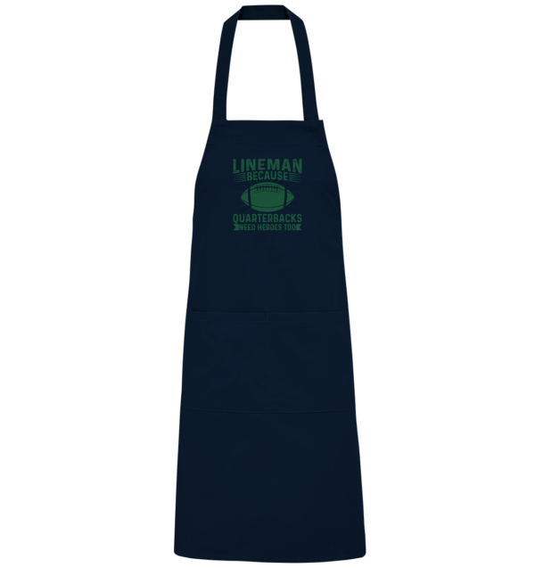 Lineman Heroes Green - Organic Grillschürze - Amfoo Shop