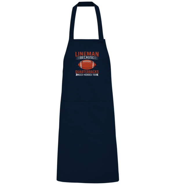 Lineman Quarterback Heroes - Organic Grillschürze - Amfoo Shop