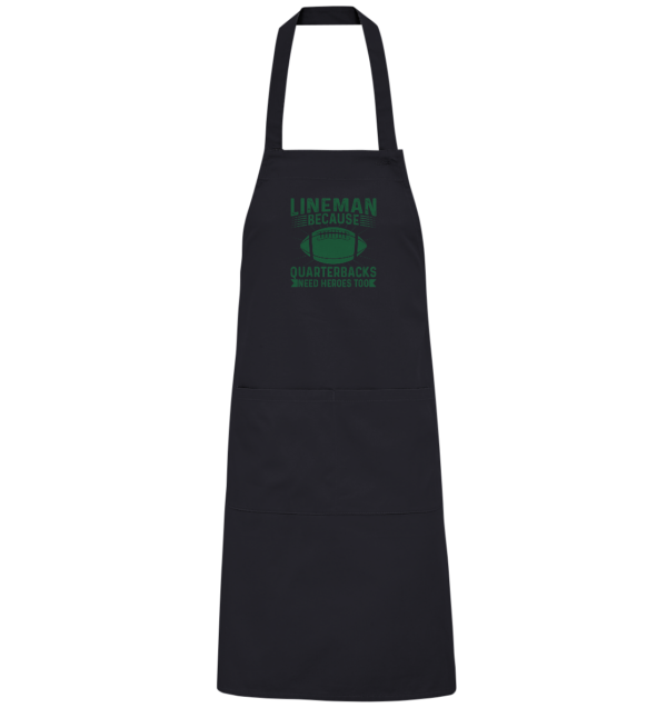 Lineman Heroes Green - Organic Grillschürze - Amfoo Shop