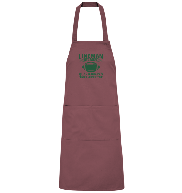 Lineman Heroes Green - Organic Grillschürze - Amfoo Shop