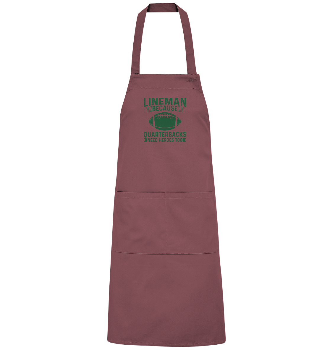 Lineman Heroes Green - Organic Grillschürze - Amfoo Shop