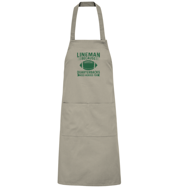 Lineman Heroes Green - Organic Grillschürze - Amfoo Shop