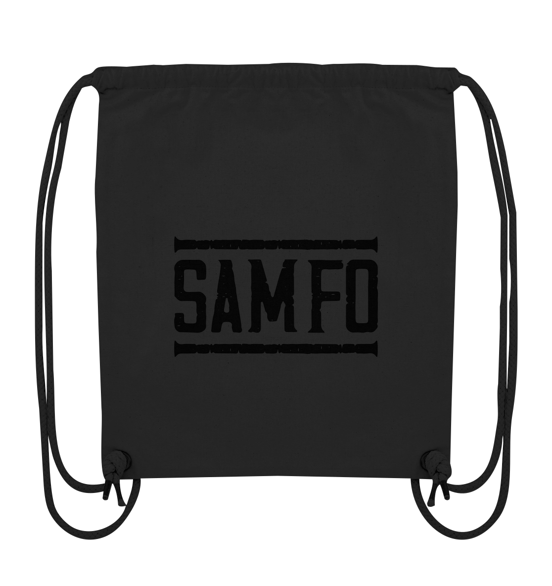 SAMFO black - Organic Gym-Bag - Amfoo Shop