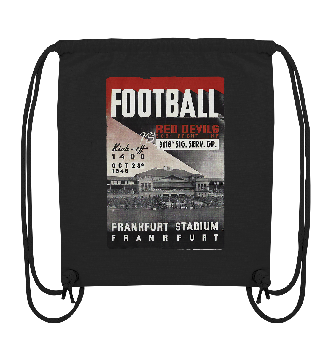 Frankfurt Football 1945 - Organic Gym-Bag - Amfoo Shop