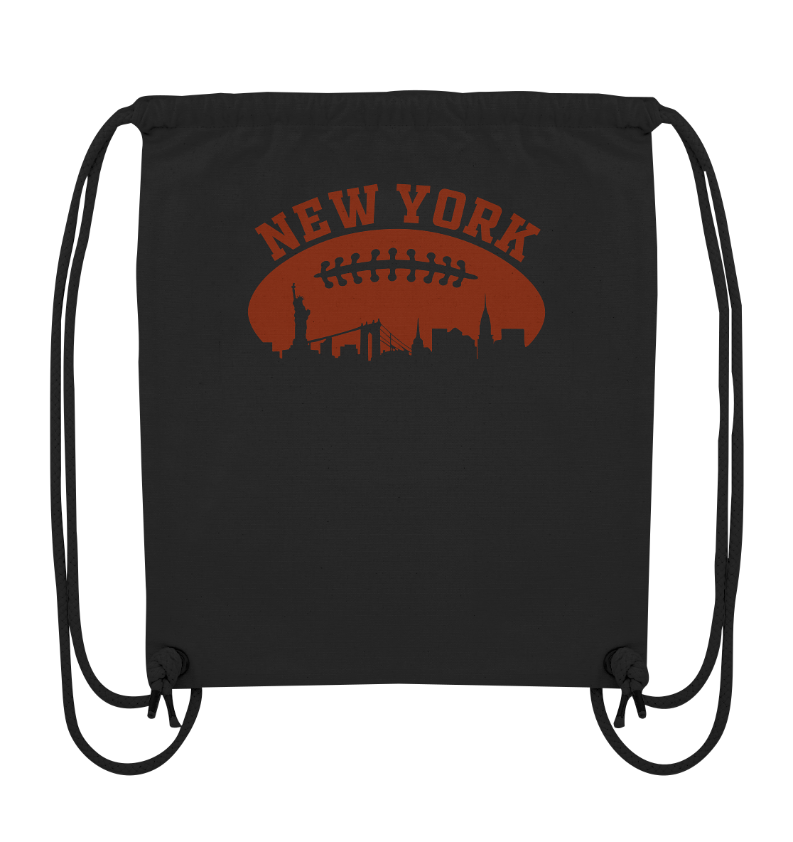 New York Football Silhoutte - Organic Gym-Bag - Amfoo Shop