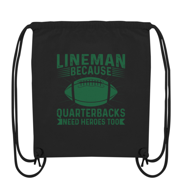 Lineman Heroes Green - Organic Gym-Bag - Amfoo Shop