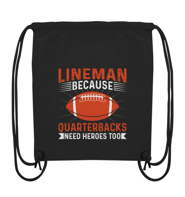 Lineman Quarterback Heroes - Organic Gym-Bag - Amfoo Shop