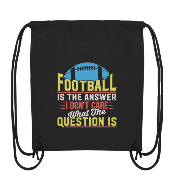 Football is the Answer - Organic Gym-Bag - Amfoo Shop