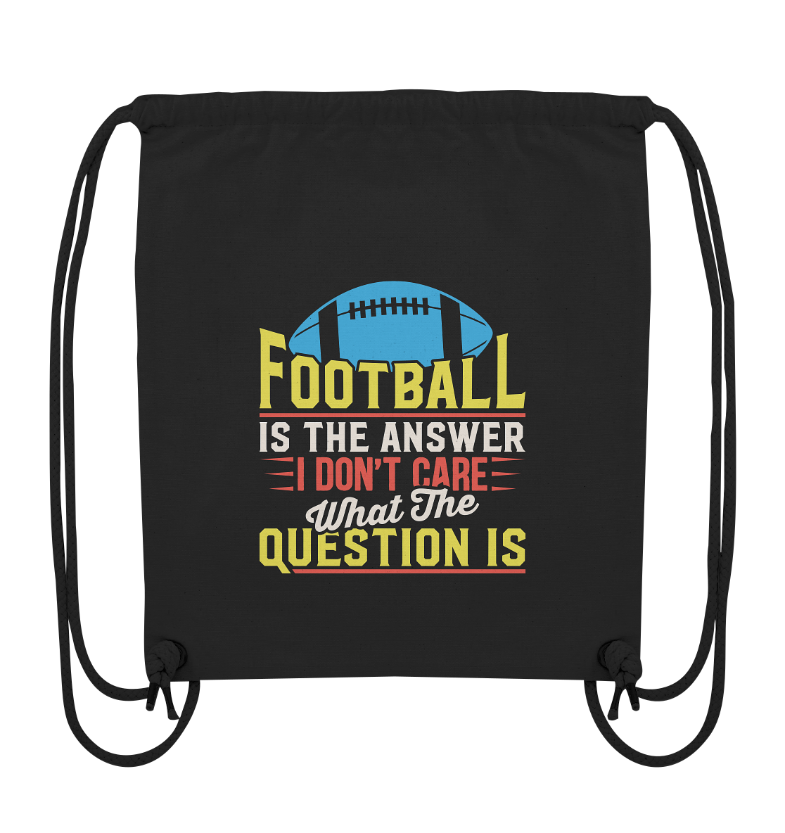 Football is the Answer - Organic Gym-Bag - Amfoo Shop