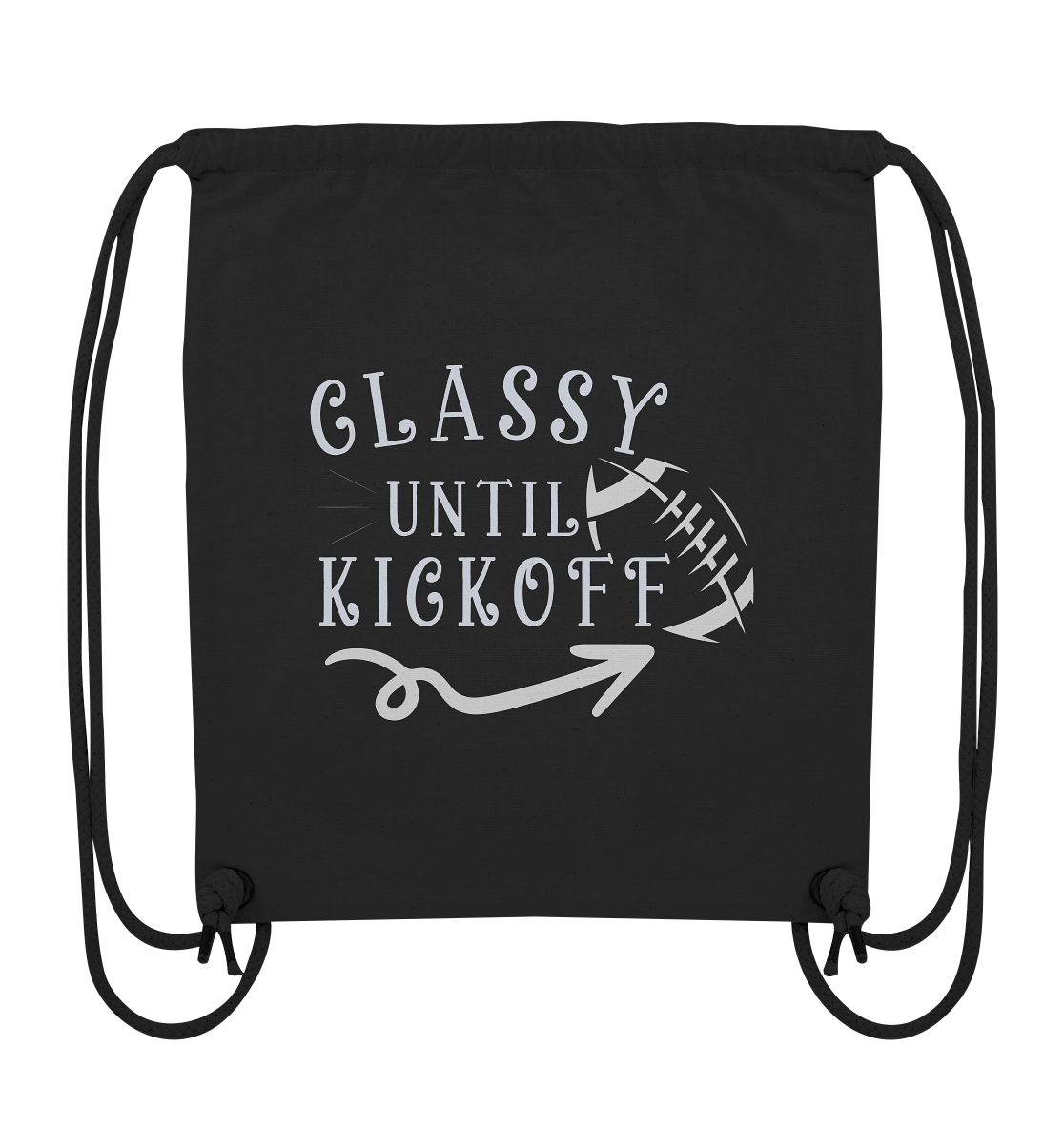 Glassy until Kick Off - Organic Gym-Bag - Amfoo Shop