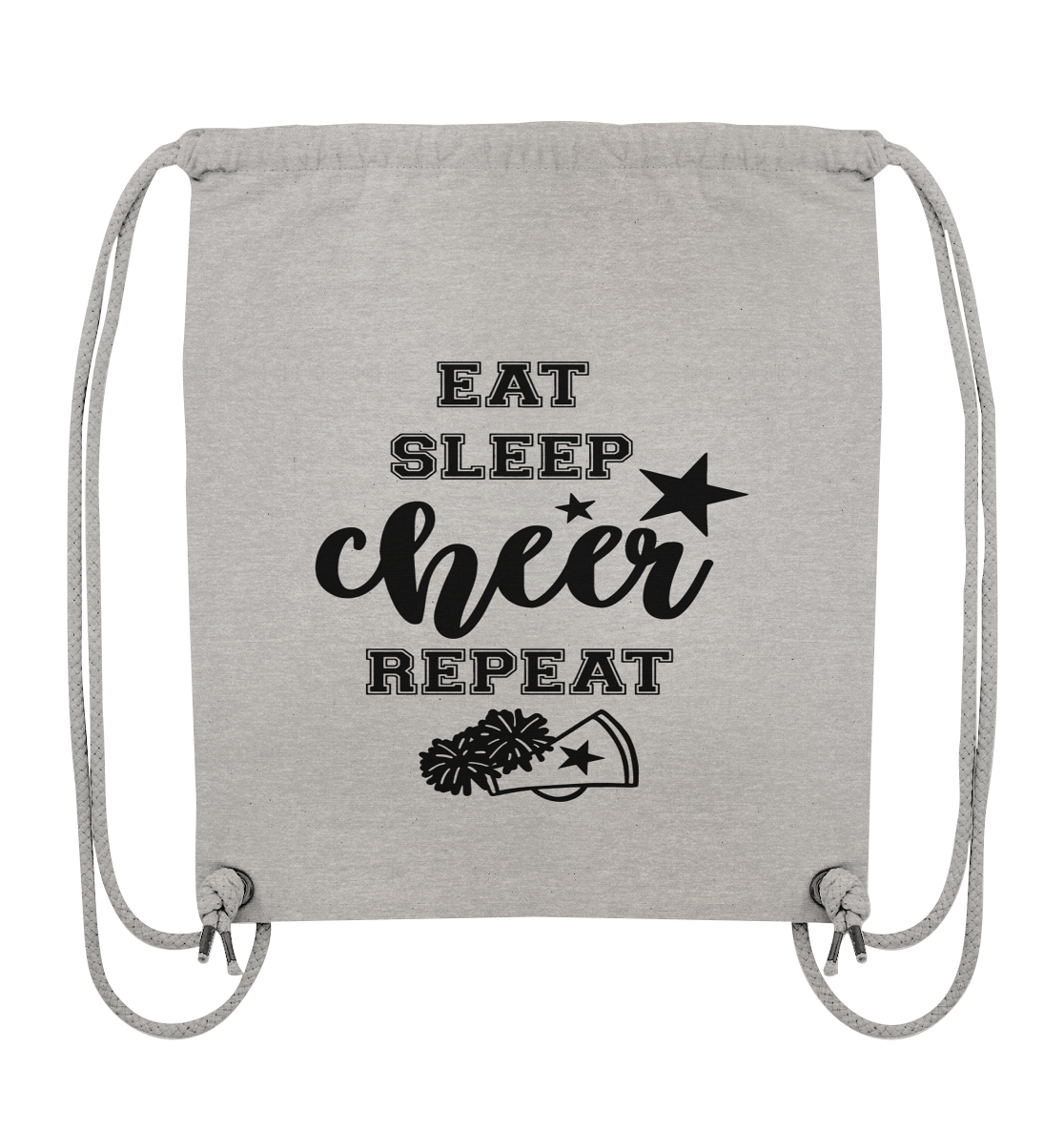 Eat Sleep Cheer Repeat - Organic Gym-Bag - Amfoo Shop