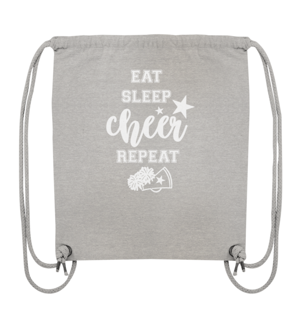 Eat Sleep Cheer - Organic Gym-Bag - Amfoo Shop