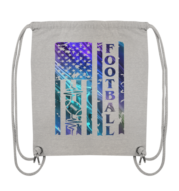 USA Football Flag - Organic Gym-Bag - Amfoo Shop