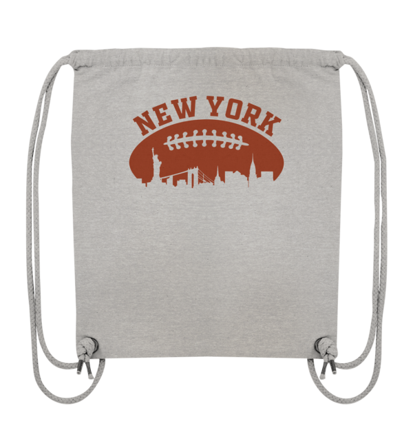 New York Football Silhoutte - Organic Gym-Bag - Amfoo Shop