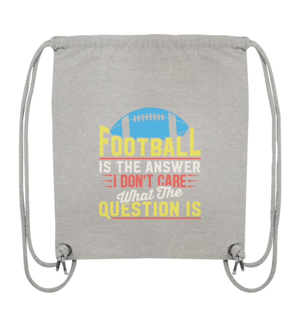 Football is the Answer - Organic Gym-Bag - Amfoo Shop