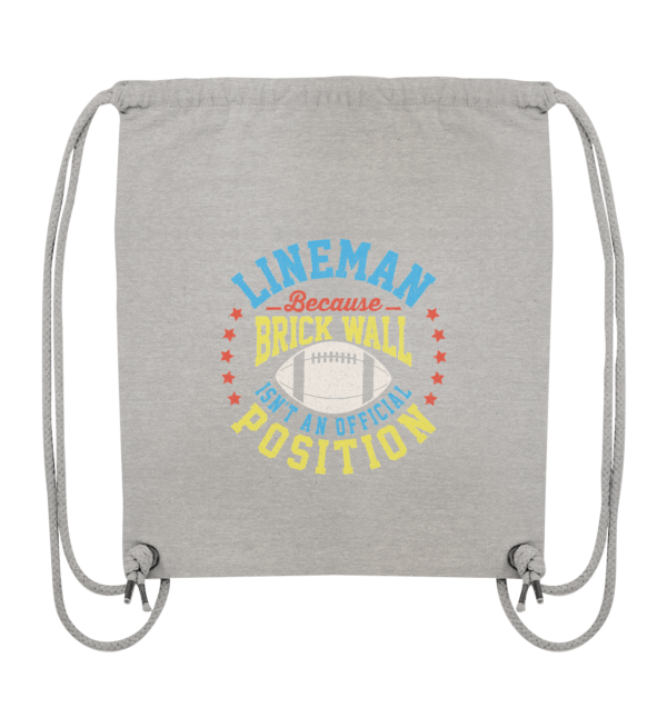 Lineman Brick Wall - Organic Gym-Bag - Amfoo Shop