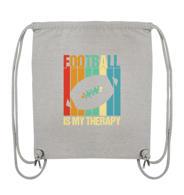 Football is my Therapy - Organic Gym-Bag - Amfoo Shop