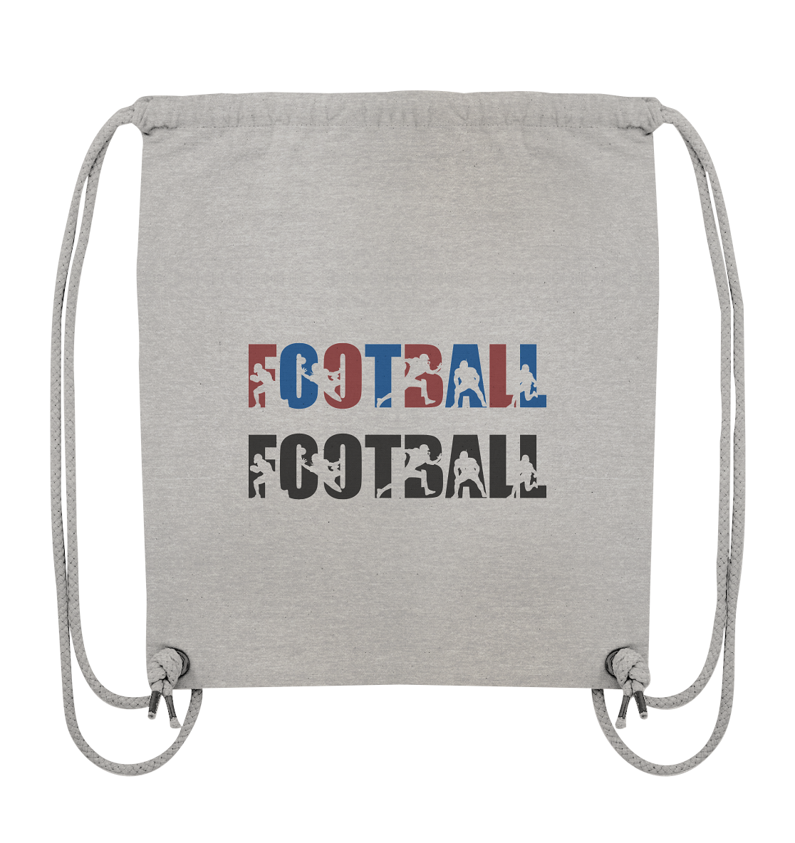 Football Silhouette - Organic Gym-Bag - Amfoo Shop