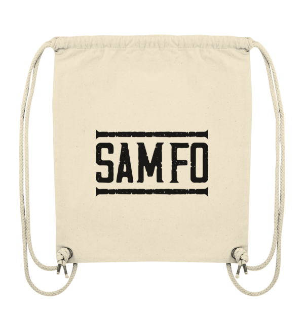 SAMFO black - Organic Gym-Bag - Amfoo Shop