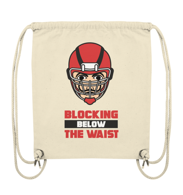 Blocking Below The Waist - Organic Gym-Bag - Amfoo Shop