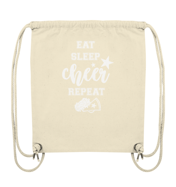 Eat Sleep Cheer - Organic Gym-Bag - Amfoo Shop