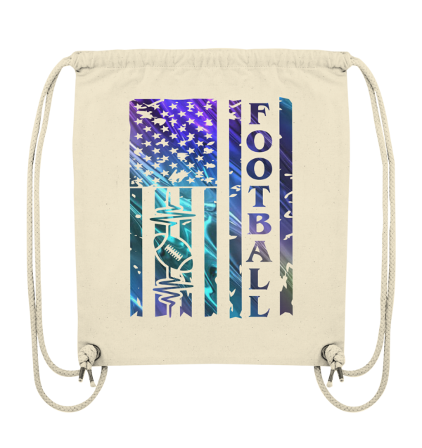 USA Football Flag - Organic Gym-Bag - Amfoo Shop