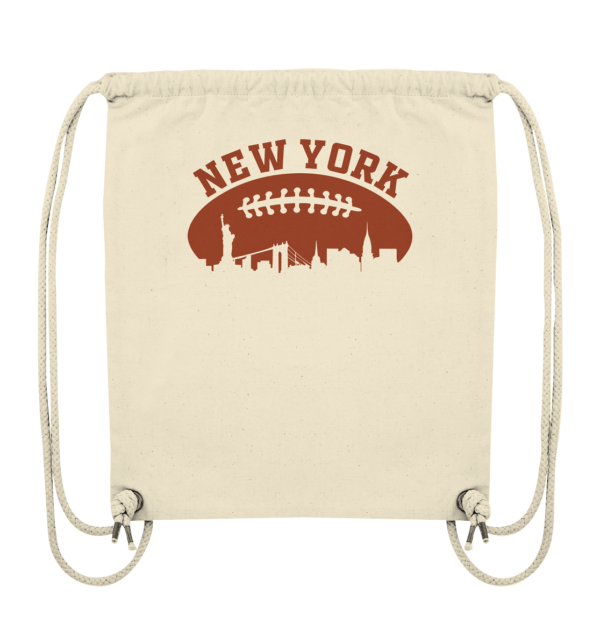 New York Football Silhoutte - Organic Gym-Bag - Amfoo Shop