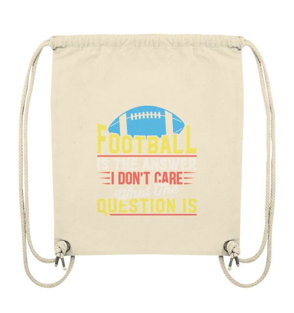 Football is the Answer - Organic Gym-Bag - Amfoo Shop