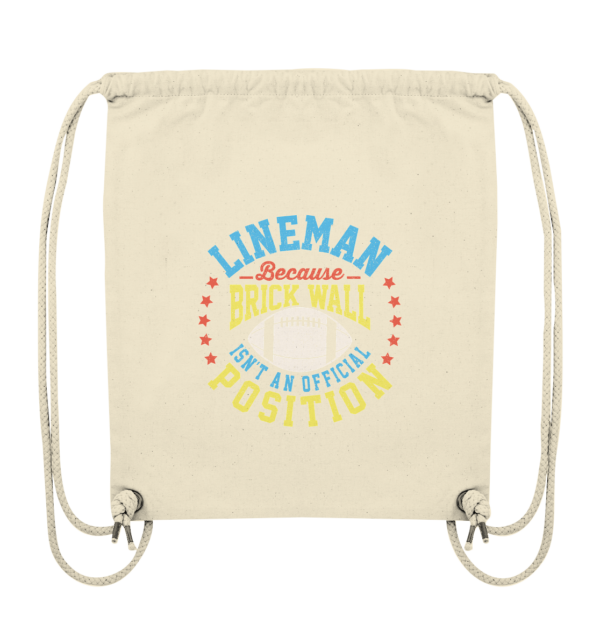 Lineman Brick Wall - Organic Gym-Bag - Amfoo Shop