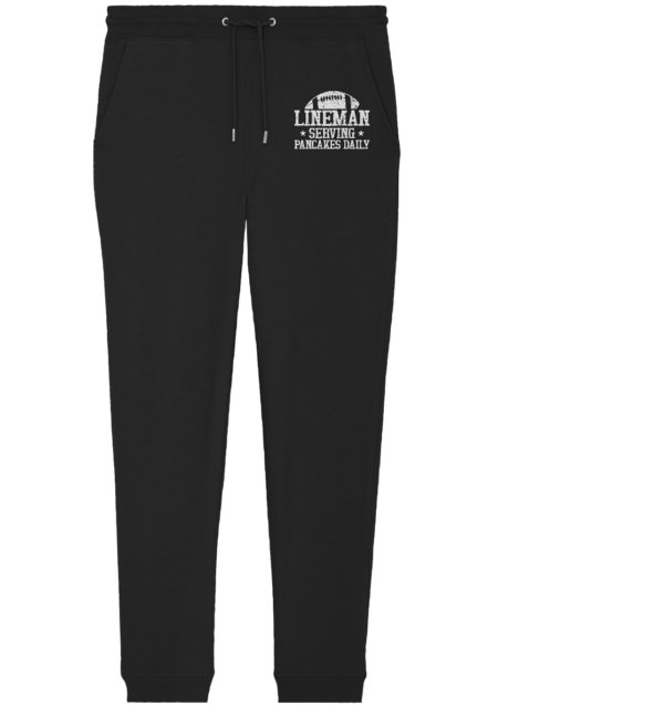 Lineman Serving Pancakes - Organic Jogger Pants - Amfoo Shop