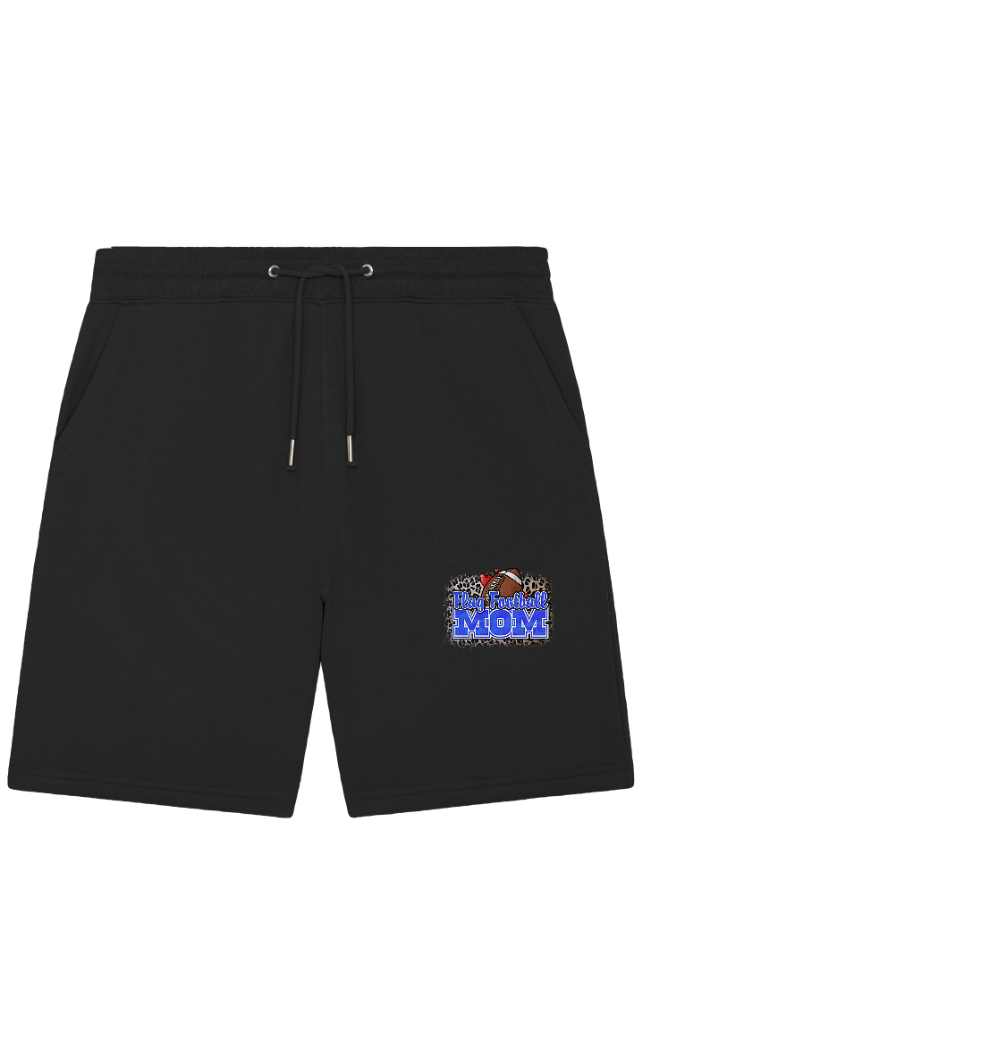 Flag Football Mom - Organic Jogger Shorts - Amfoo Shop