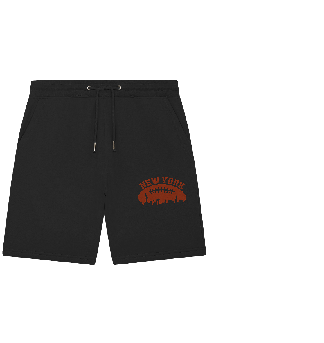 New York Football Silhoutte - Organic Jogger Shorts - Amfoo Shop