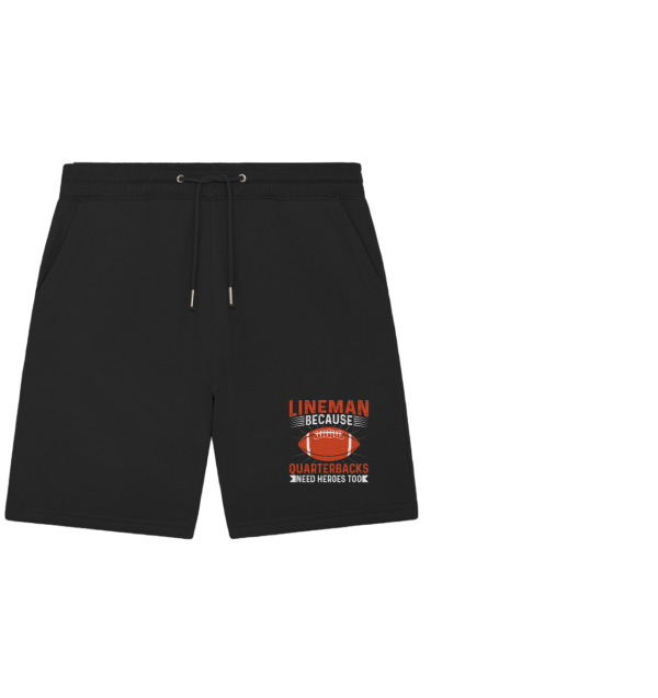 Lineman Quarterback Heroes - Organic Jogger Shorts - Amfoo Shop