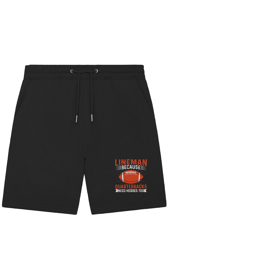 Lineman Quarterback Heroes - Organic Jogger Shorts - Amfoo Shop